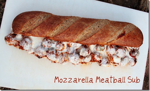 Mozzarella Meatball Sub text